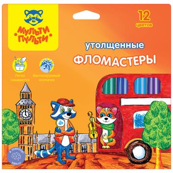 Фломастеры Мульти-Пульти Фломастеры Мульти-Пульти