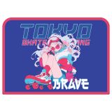 Папка для тетрадей 1 отделение, ArtSpace "Tokyo brave", А5, пластик, на молнии