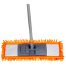 Швабра OfficeClean Professional, телеск. ручка 120см, пласт. флаунд. 40см, насадка ворс. микрофибра (карманы)