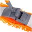 Швабра OfficeClean Professional, телеск. ручка 120см, пласт. флаунд. 40см, насадка ворс. микрофибра (карманы)
