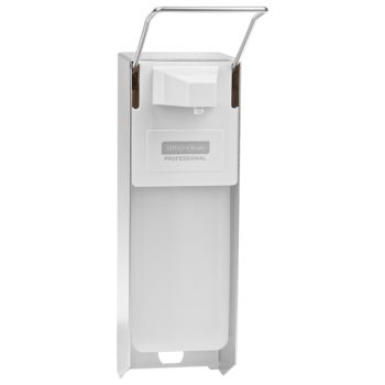 Диспенсер для жидкого мыла OfficeClean Professional, локтевой, белый, наливной, 1л Диспенсер для жидкого мыла OfficeClean Professional, локтевой, белый, наливной, 1л