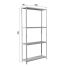 Стеллаж Практик MS 185KD 1800*700*300мм, 4 полки, серый комплект
