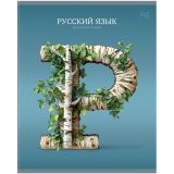 Тетрадь предметная 48л. BG "Заглавные-главные" - Русский язык, эконом