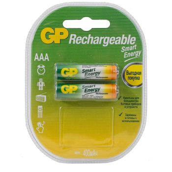 Аккумулятор GP AAA (HR03) 400mAh 2BL Аккумулятор GP AAA (HR03) 400mAh 2BL