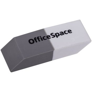 Ластик OfficeSpace, скошенный, комбинированный, термопластичная резина, 41*14*8мм Ластик OfficeSpace, скошенный, комбинированный, термопластичная резина, 41*14*8мм