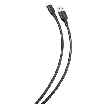Кабель Smartbuy S25, USB - micro-USB, 3A output, оплетка TPE, 1м, черный Кабель Smartbuy S25, USB - micro-USB, 3A output, оплетка TPE, 1м, черный