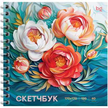 Скетчбук 40л., 170*170 BG Скетчбук 40л., 170*170 BG