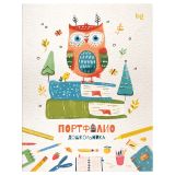 Папка-портфолио 7БЦ А4 BG, на 4 кольцах для дошкольника, 20 файлов, 10 вкладышей