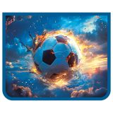 Папка для тетрадей 1 отделение, ArtSpace "Football", А5, пластик, на молнии