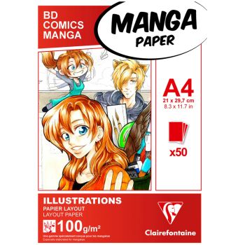 Скетчбук для маркеров 50л., А4 Clairefontaine Скетчбук для маркеров 50л., А4 Clairefontaine