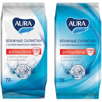 Салфетки влажные Aura Салфетки влажные Aura