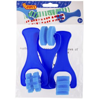 Валики фигурные для рисования JOVI, узкие, 3шт., в пакете, европодвес Валики фигурные для рисования JOVI, узкие, 3шт., в пакете, европодвес