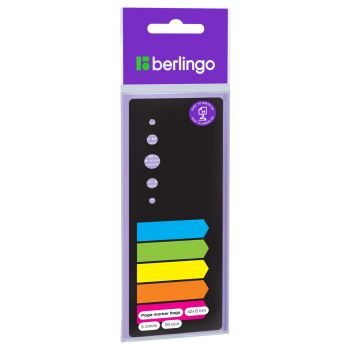 Флажки-закладки Berlingo, 42*12мм, стрелки, 25л*5 неоновых цветов, в картонной книжке, европодвес Флажки-закладки Berlingo, 42*12мм, стрелки, 25л*5 неоновых цветов, в картонной книжке, европодвес
