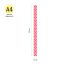 Набор закладок для книг формата А4 (ляссе с клеевым краем), ArtSpace 