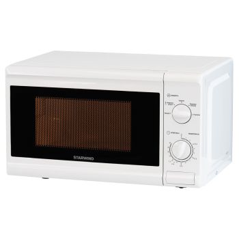 Микроволновая печь Starwind SWM5920, 20л, 700Вт, механическое управление, белая Микроволновая печь Starwind SWM5920, 20л, 700Вт, механическое управление, белая