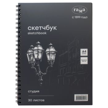 Альбом для графики, 30л., А4, на спирали Гамма Альбом для графики, 30л., А4, на спирали Гамма