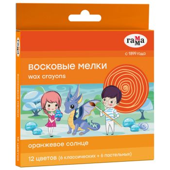 Мелки восковые Гамма Мелки восковые Гамма