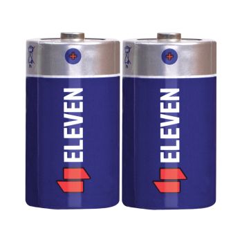 Батарейка Eleven D (R20) солевая, SB2 Батарейка Eleven D (R20) солевая, SB2