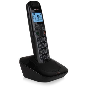 Телефон беспроводной Texet TX-D7505A, АОН, 20 номеров, крупные клавиши, черный Телефон беспроводной Texet TX-D7505A, АОН, 20 номеров, крупные клавиши, черный