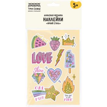 Алмазная мозаика, наклейки ТРИ СОВЫ Алмазная мозаика, наклейки ТРИ СОВЫ