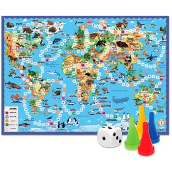 Игра-ходилка настольная ГЕОДОМ Игра-ходилка настольная ГЕОДОМ
