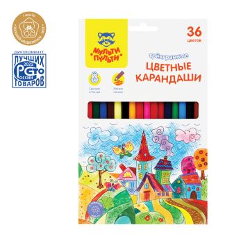 Карандаши цветные Мульти-Пульти Карандаши цветные Мульти-Пульти