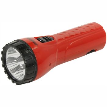 Фонарь Smartbuy SBF-93-R, аккумуляторный, светодиодный, 4 LED, прямая зарядка от сети, красный Фонарь Smartbuy SBF-93-R, аккумуляторный, светодиодный, 4 LED, прямая зарядка от сети, красный