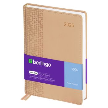 Ежедневник датированный 2025г., А5, 184л., кожзам, Berlingo Ежедневник датированный 2025г., А5, 184л., кожзам, Berlingo