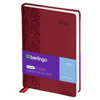 Ежедневник датированный 2025г., А5, 184л., кожзам, Berlingo Ежедневник датированный 2025г., А5, 184л., кожзам, Berlingo