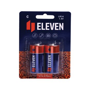 Батарейка Eleven C (LR14) алкалиновая, BC2 Батарейка Eleven C (LR14) алкалиновая, BC2