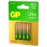 Батарейка GP Ultra G-Tech AAA (LR03) 24AU алкалиновая, BC4