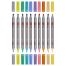 Фломастеры двусторонние Faber-Castell, 10 паст.цв., смываемые, пластик.уп., европодвес