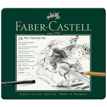 Набор угля и угольных карандашей Faber-Castell Набор угля и угольных карандашей Faber-Castell
