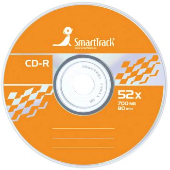 Диск CD-R 700Mb Smart Track 52x Cake Box (50шт) Диск CD-R 700Mb Smart Track 52x Cake Box (50шт)