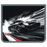 Папка для тетрадей 1 отделение, ArtSpace "Speed", А5, пластик, на молнии