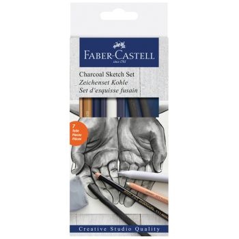 Набор угля и угольных карандашей Faber-Castell Набор угля и угольных карандашей Faber-Castell