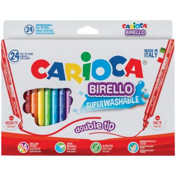 Фломастеры двусторонние Carioca Фломастеры двусторонние Carioca