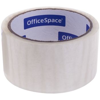Клейкая лента упаковочная OfficeSpace, 48мм*40м, 38мкм, ШК Клейкая лента упаковочная OfficeSpace, 48мм*40м, 38мкм, ШК
